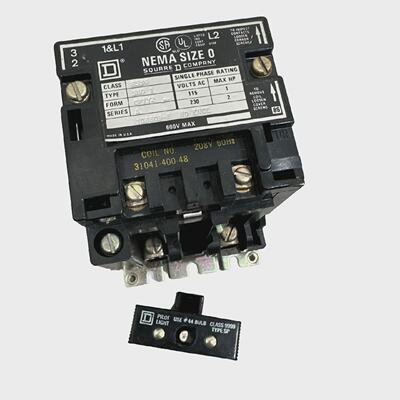 Square D 8536 SBG1 CP1Y2 Size 0 115230VAC 600V Max Contactor