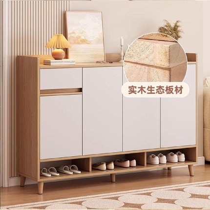 实木芯鞋柜家用门口室内入户玄关收纳柜新款2025爆款储物走廊鞋架