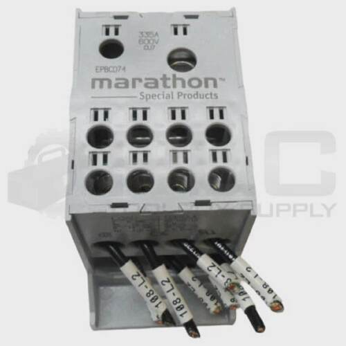 Bloc De Jonction Puissant MARATHON EPBCD74 335A 600V
