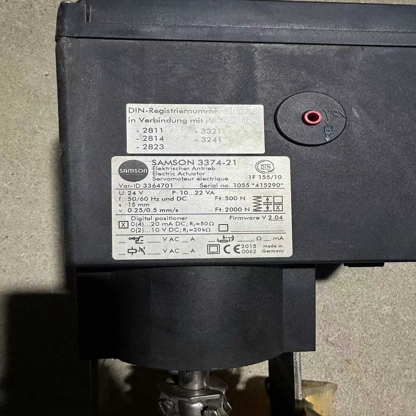 【议价】SAMSON萨姆森阀门执行器3374-21，功能保证好用。适用