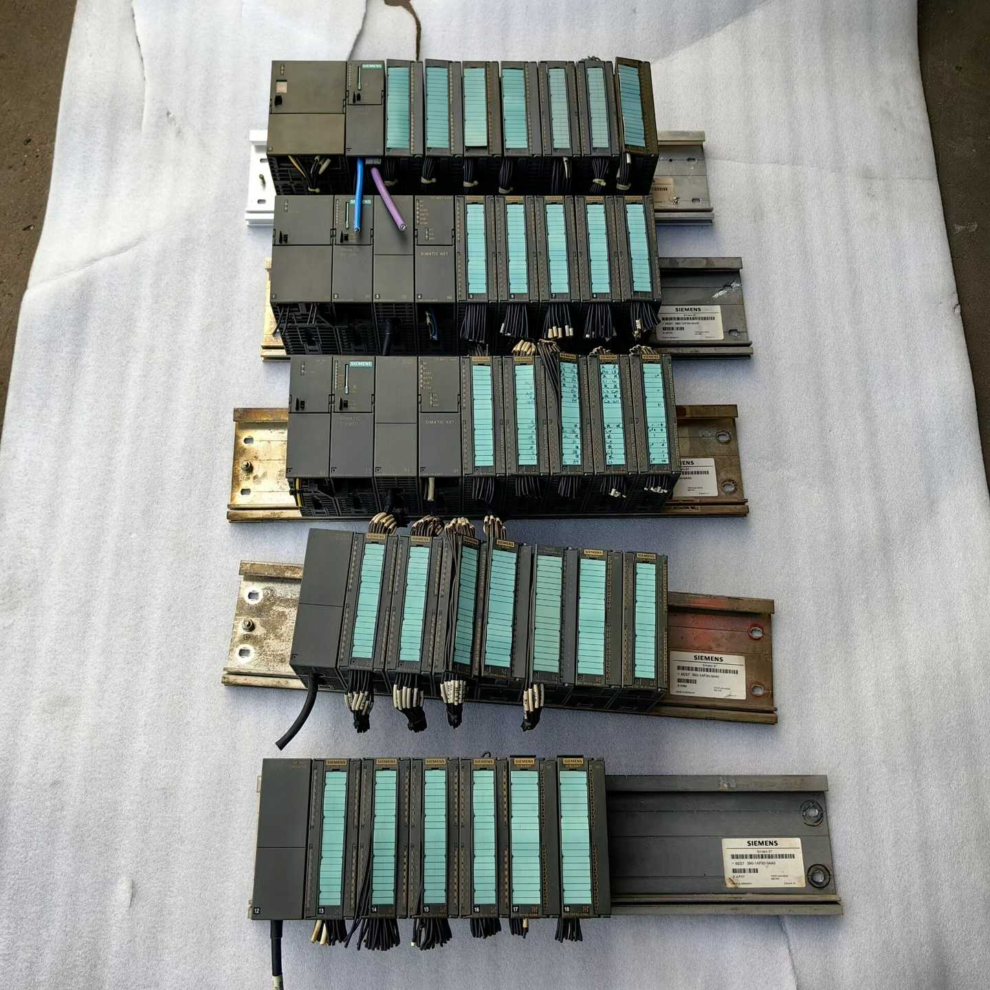 西门子PLC模块，实价，原装拆机下来5套，一起出，型号看清单-议