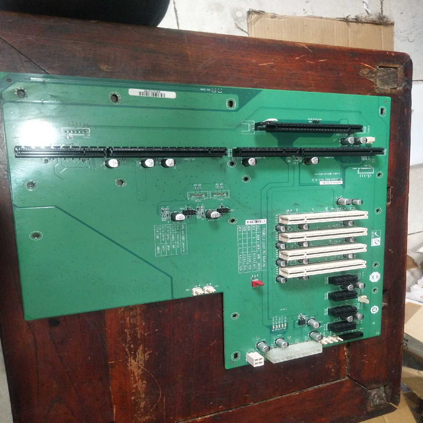 原装拆机威达工控机底板PE-10S2-R40Rev:4.