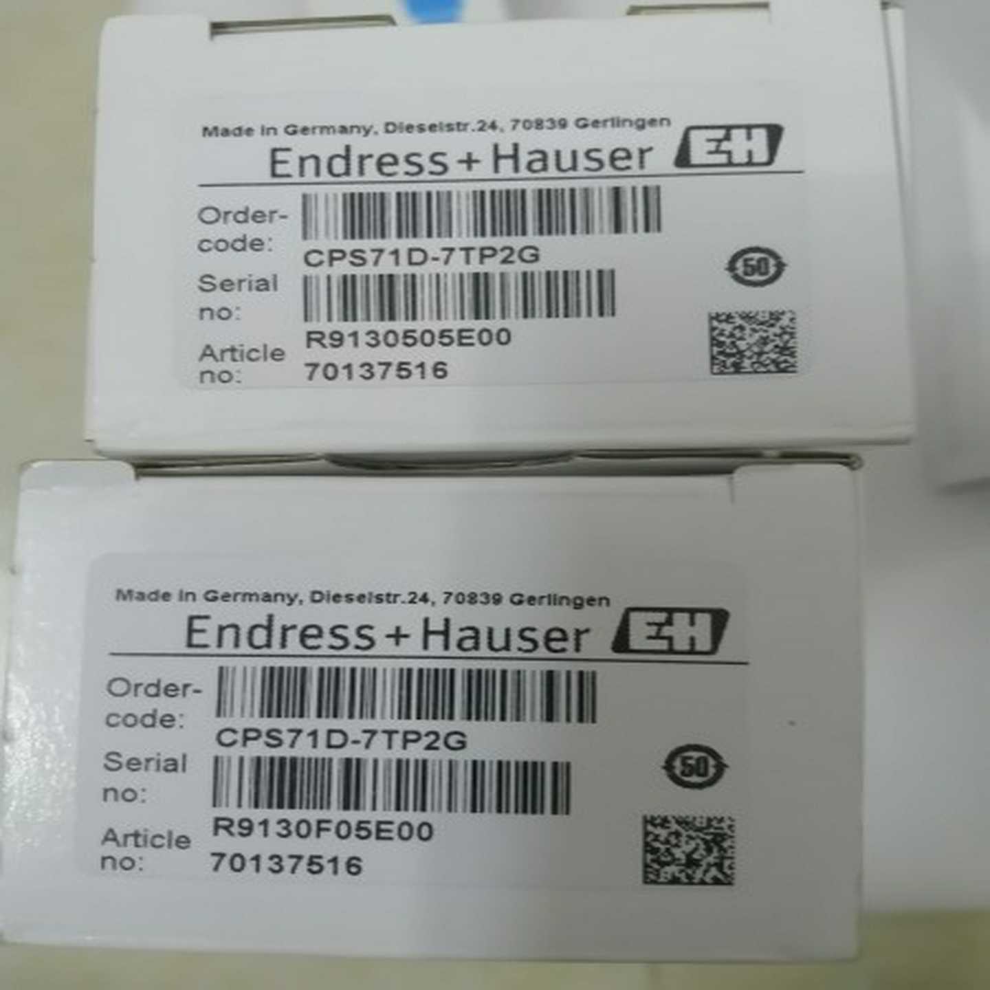 配件CPS71D-7TP2G全新原装E+H恩德斯豪斯PH数字电极cps72d-7议价