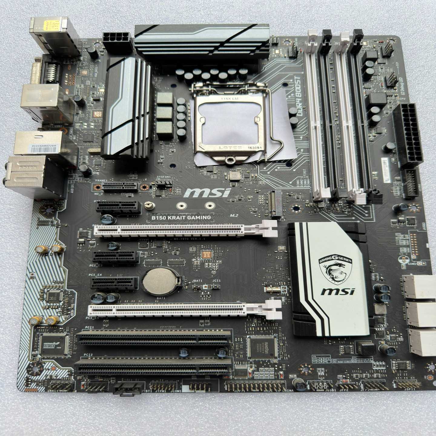 微星B150，msi，颜值比较高，成色非常好，供电很好，带i-询价