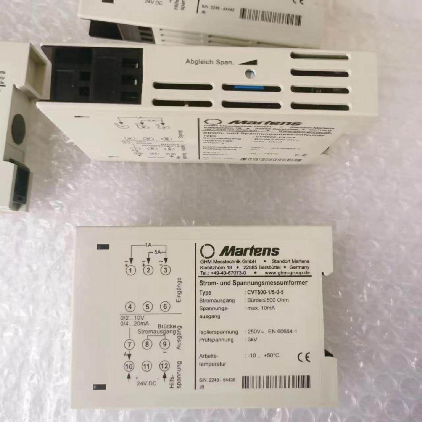 议价MARTENS CVT500-1/5-125/250-0，TV500L-100-5，TV500-10-5变