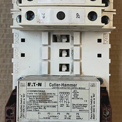 Eaton 6 POLE  C30CNE with C320MH3WA0 with 3 Phases Lighting