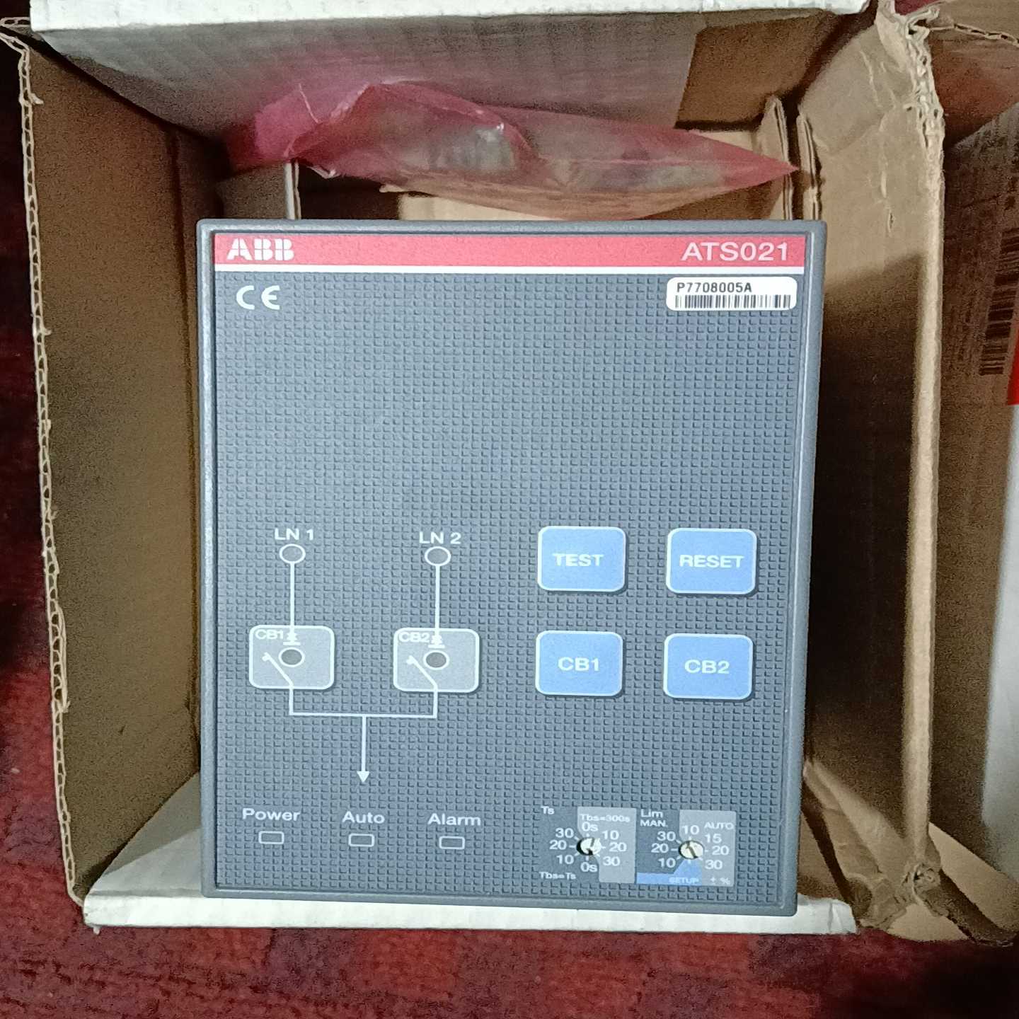 ABBATS021双电源自动切换控制器,参数如图,共计两~询价