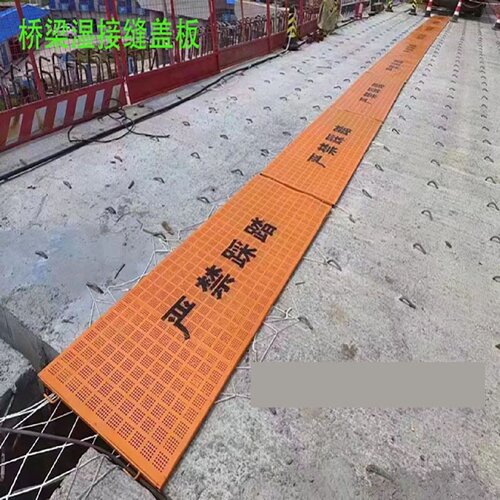 桥梁湿接缝盖板脚踏承重板拼接网片施工称重伸缩缝防护护栏网黄色