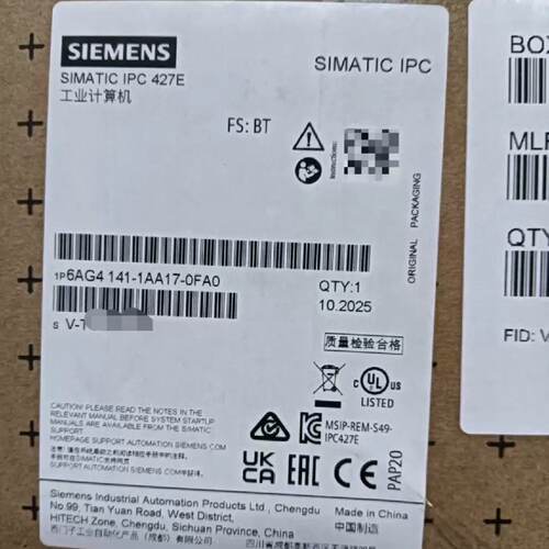 6AG4141-1AA17-0FA0全新，—议价