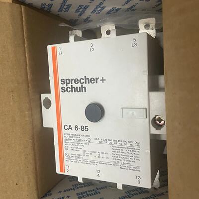 瑞士进口SprecherSchuh接触器CA685全新-议价