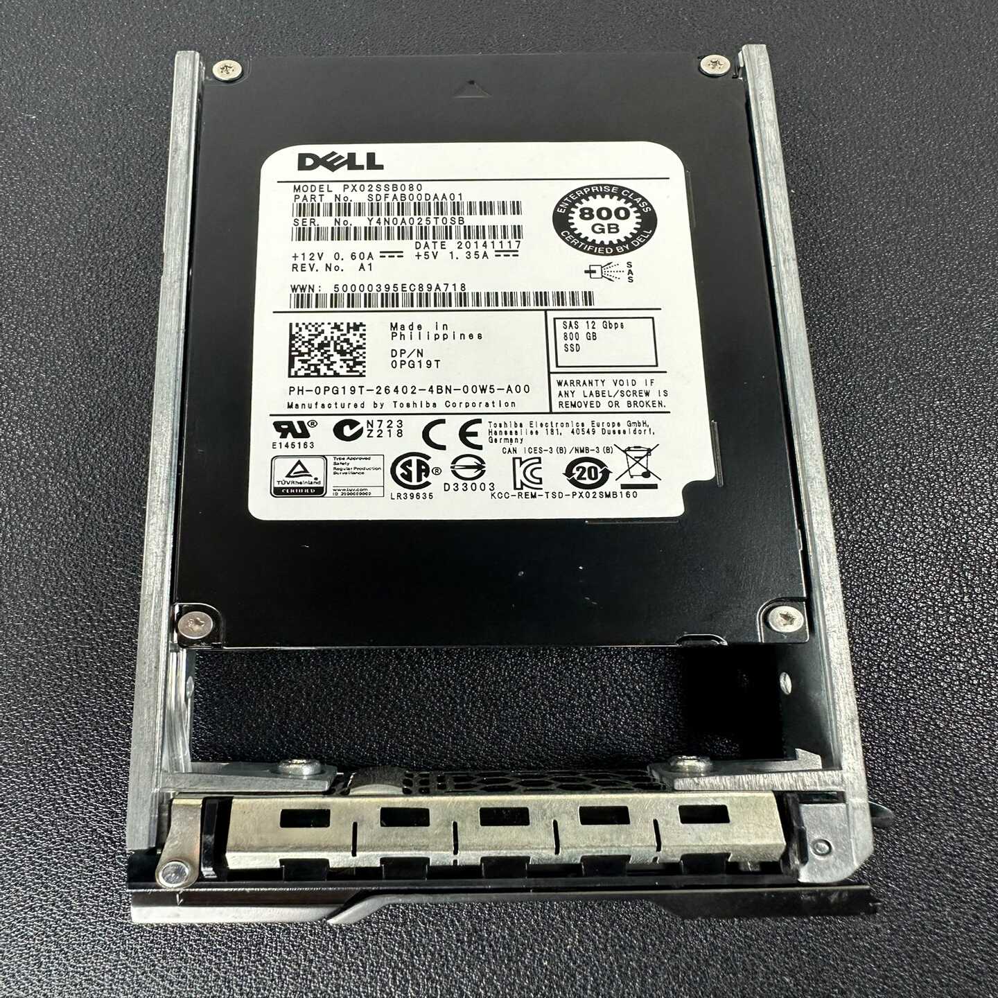 DELL800GB12G2.5SAS服务器固态硬盘-议价