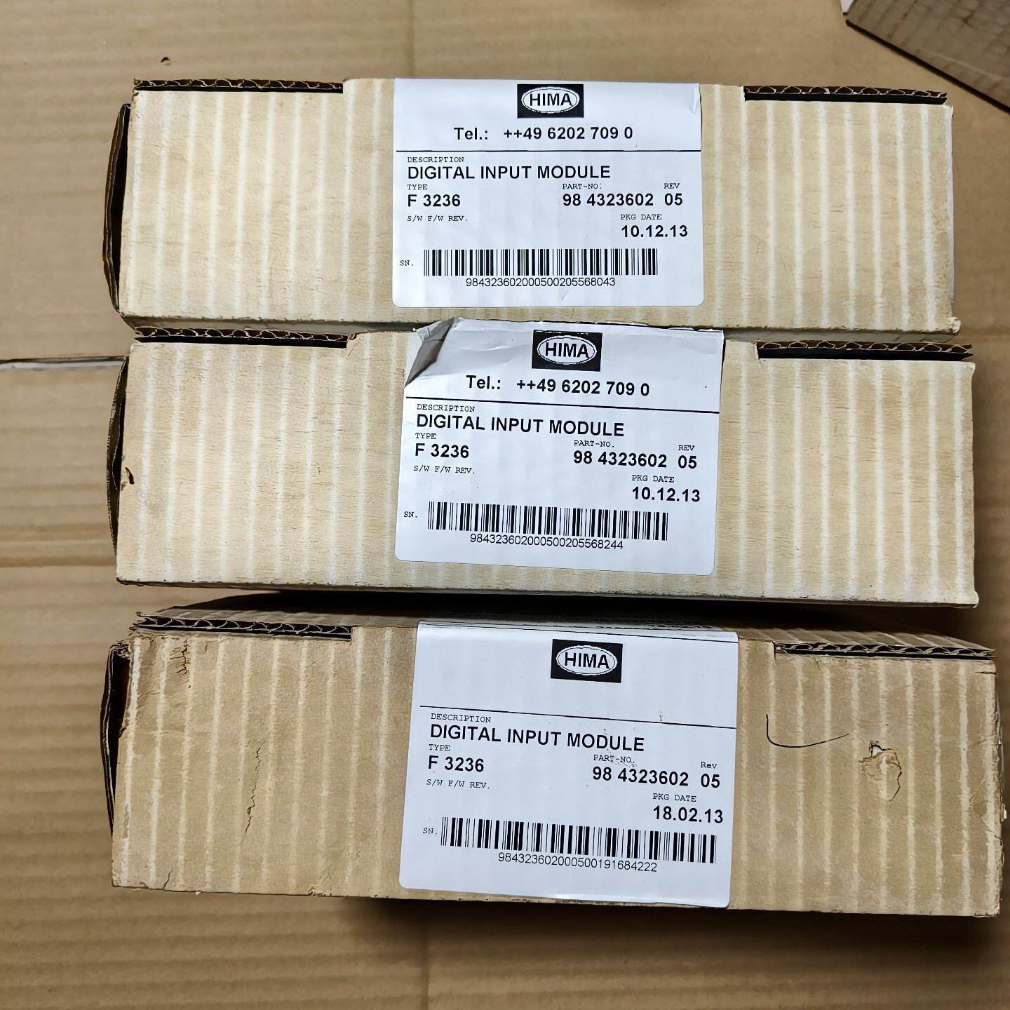 HIMA黑马数字量输入模块F3236型号98432360--议价商品