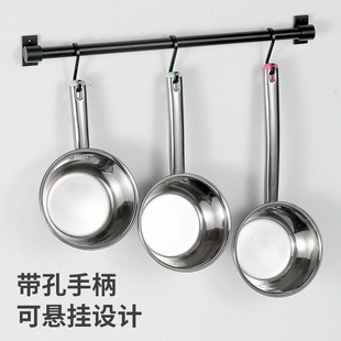 水勺可挂款 不锈钢短柄水勺水瓢铆钉款 大汤勺商用家用水舀