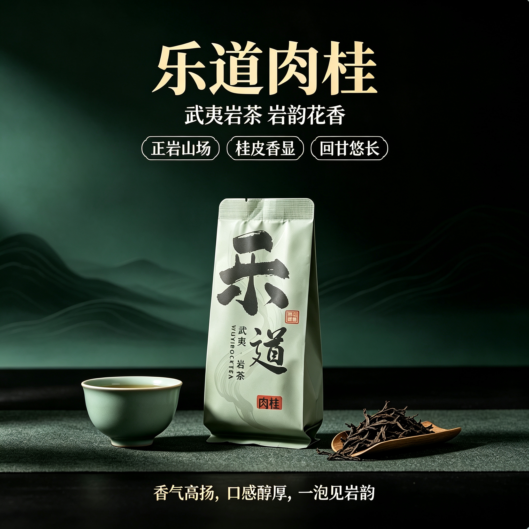 武夷正岩肉桂岩茶花果香耐泡