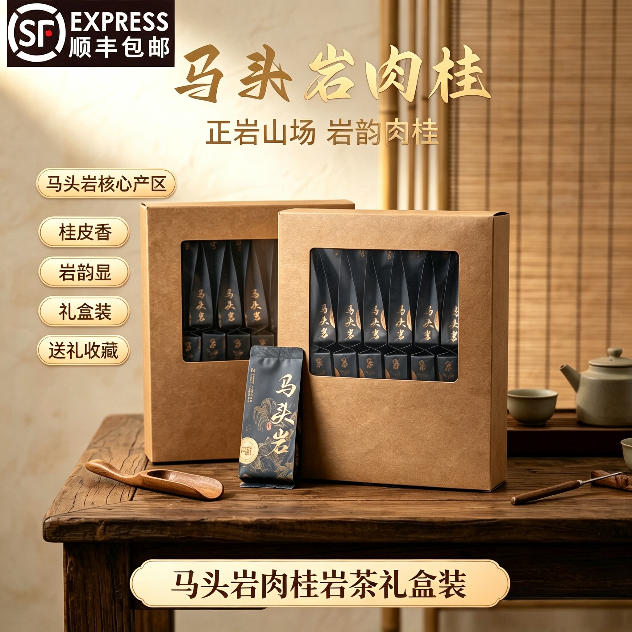 武夷岩茶马头岩肉桂500g新茶