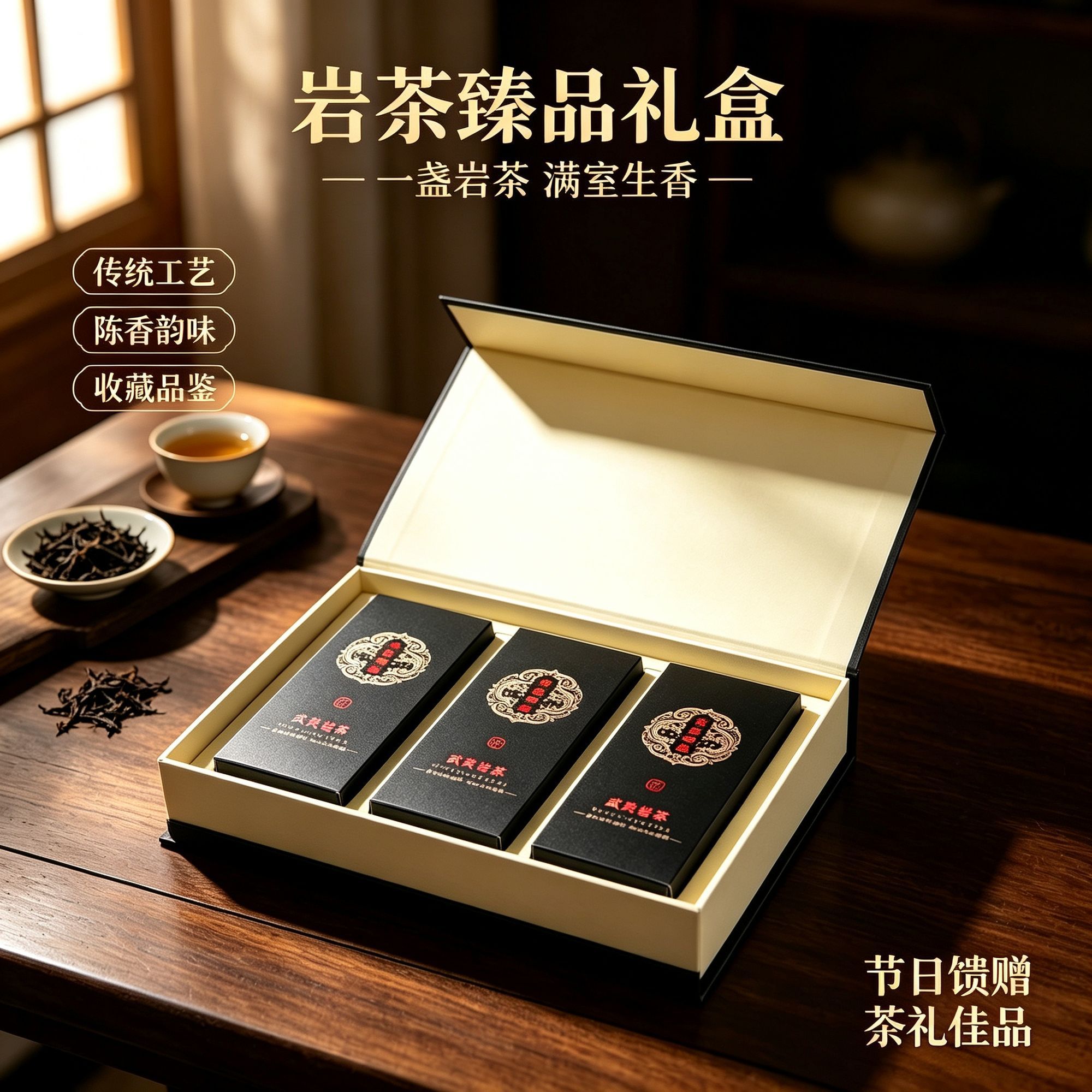 武夷山正宗大红袍岩茶中秋礼盒