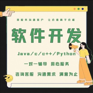 python代编程java计算机matlab软件开发VB程序php代码编写C语言QT