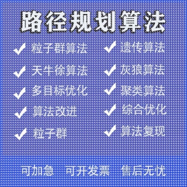 matlab路径规划遗传蚁群粒子群算法代做Python强化学习多目标优化