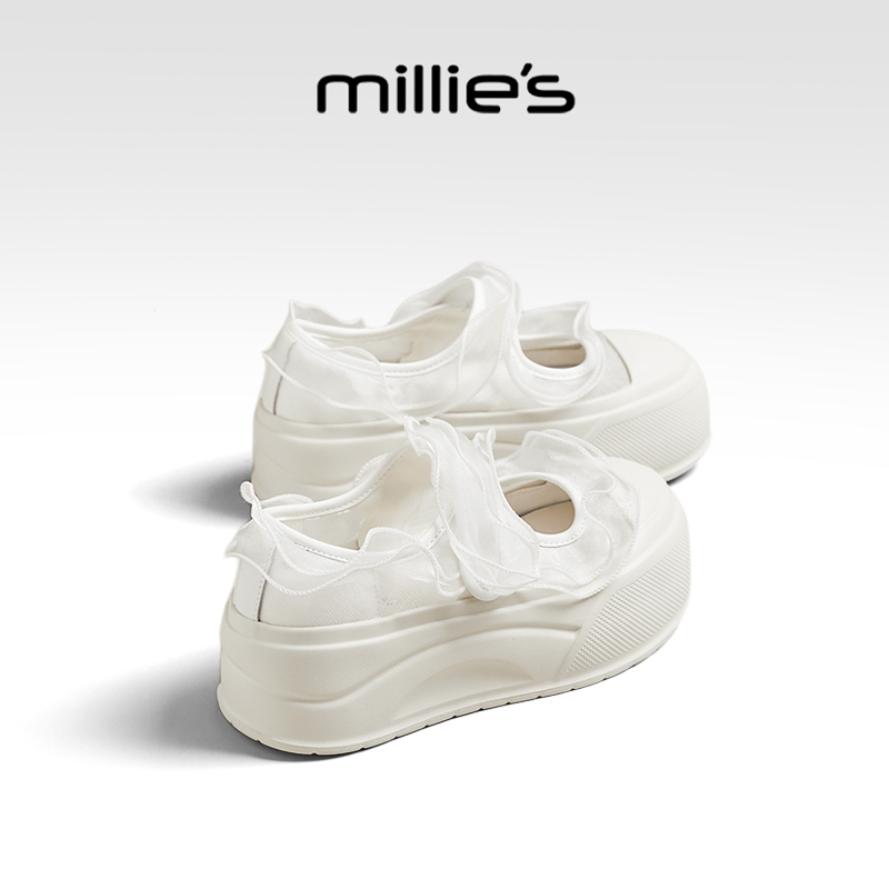 millies妙丽女鞋透气休闲鞋