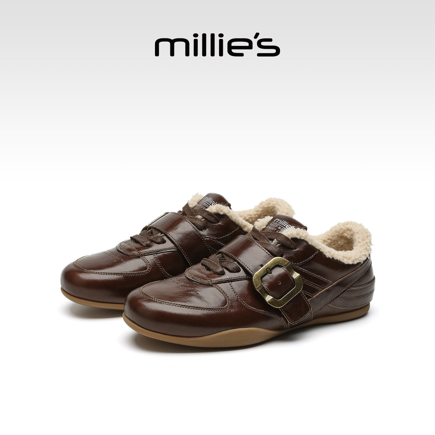 millies妙丽复古德训鞋