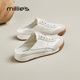 millies妙丽包头半拖鞋 一脚蹬凉拖休闲阿甘鞋 女夏季 外穿2025新款