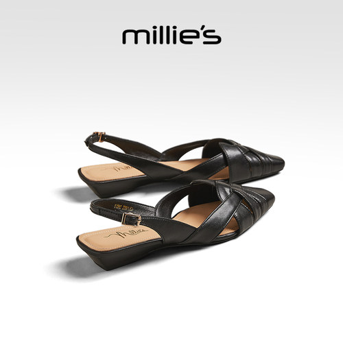 millies妙丽包头凉鞋不累脚凉拖