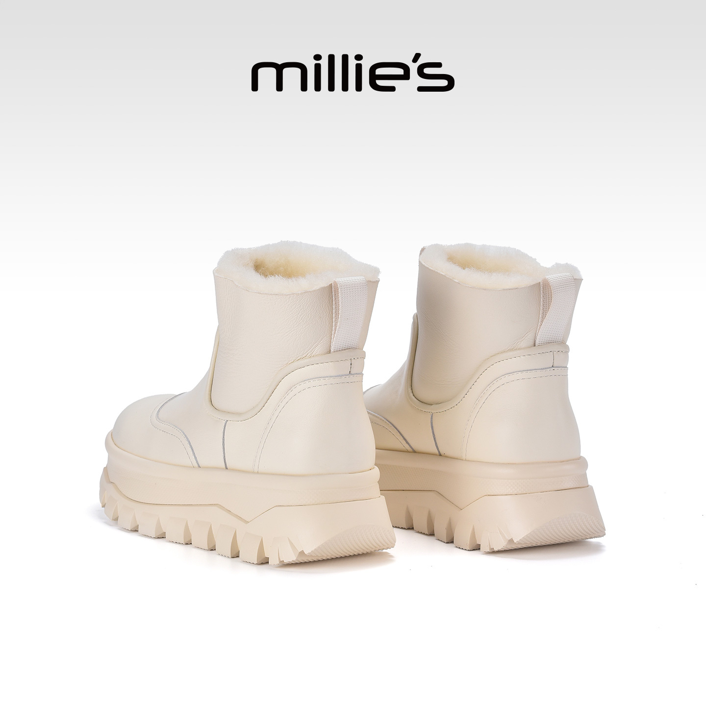 millies妙丽羊毛雪地靴女靴