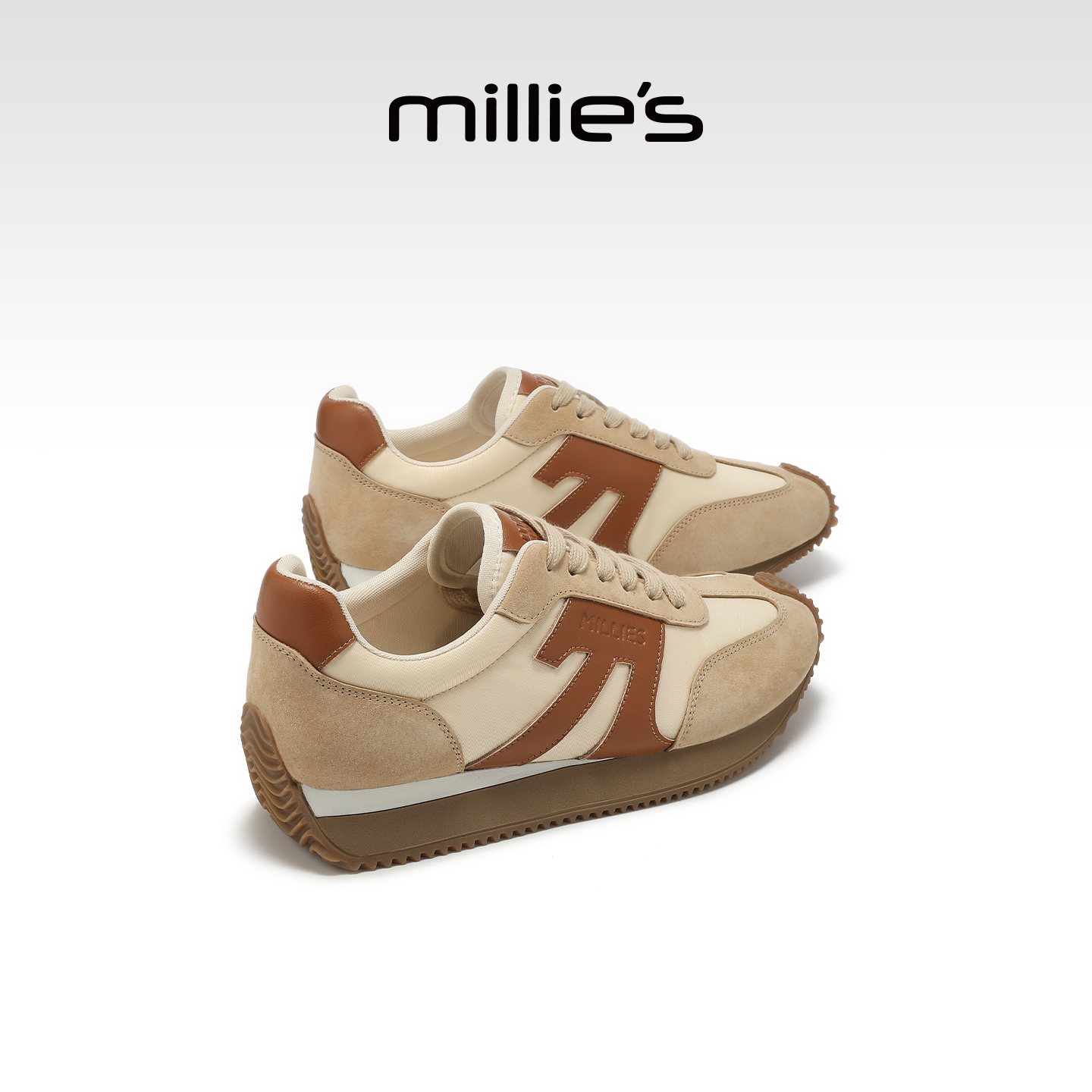 millies妙丽舒适复古休闲鞋