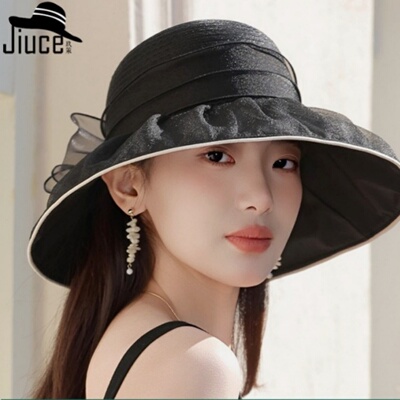 女士2026新防晒遮阳渔夫帽