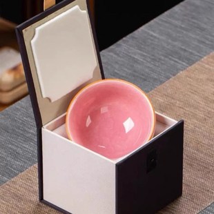 建盏茶杯茶具冰裂茶杯主人杯个人斗笠杯女士个人品茗杯冰裂纹