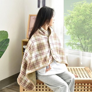 办公室午睡午休毯被子冬天盖腿小毯子便携毛毯冬季多功能披肩盖毯