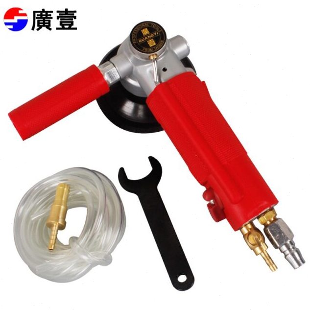 直销气动注水式水磨机 风动石材打磨机 4寸抛光机其它通用款直销