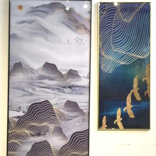 饰画晶瓷画装 40丝冷裱钢化水晶膜装 裱覆膜影楼大韩相Z框照片亮膜