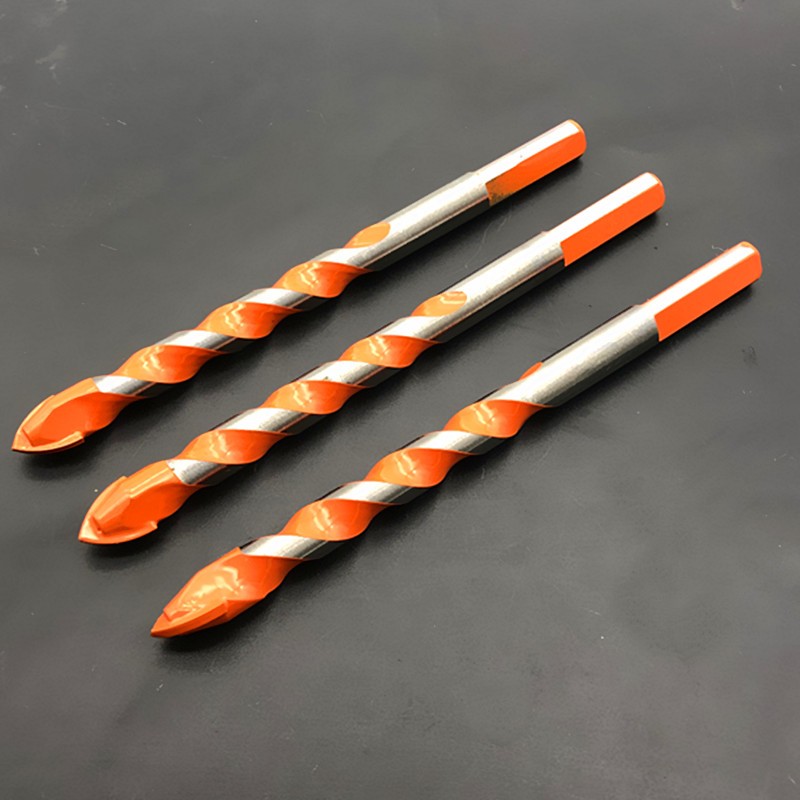 瓷砖钻头玻璃钻头水泥墙壁陶瓷开孔器手电钻合金三角钻头3-12mm