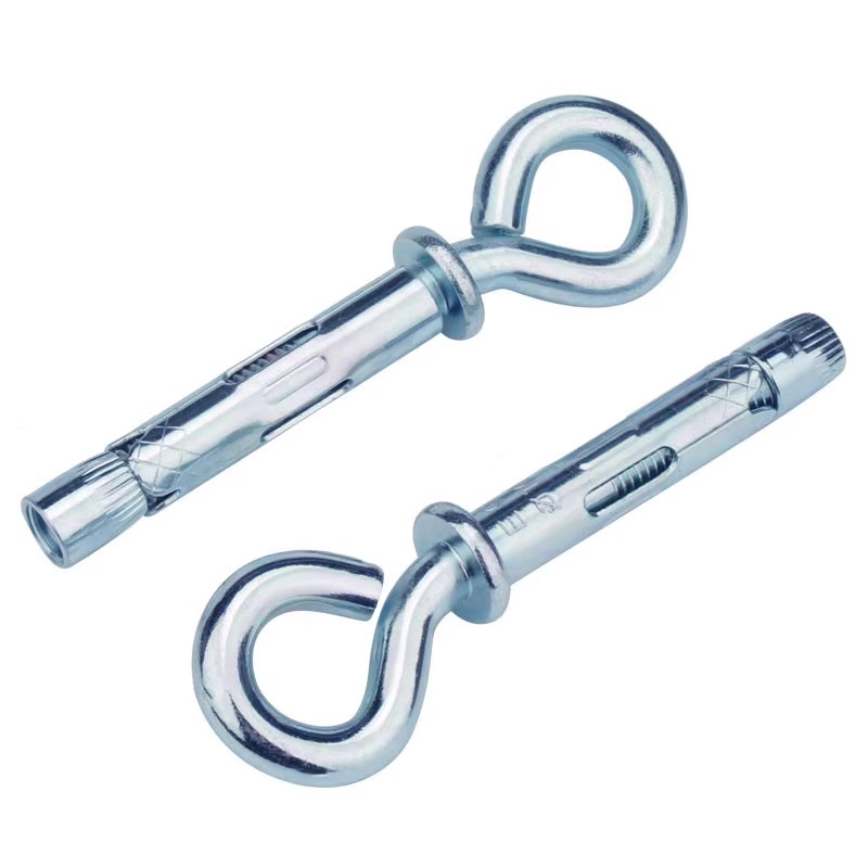 镀锌吊环羊眼圈膨胀螺丝胀螺栓拉爆吊灯秋千挂钩拉爆M6M8M10