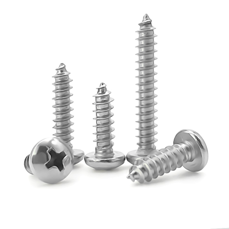 304不锈钢圆头自攻螺丝十字盘头自攻螺钉M3.5M4M5M6x*16x20x25x50