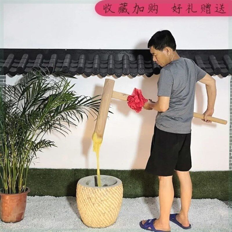 石雕打糍粑工具家用老石臼大号打年糕辣椒对窝庭院石臼商用
