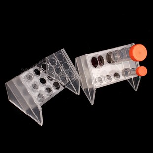 有机玻璃 50ml 离心管架 斜型 试管架 6孔 可定做 可开票