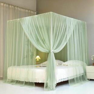 支持定制民宿简约三门A类宫廷蚊帐子家用单人床1.35m卧室纹账