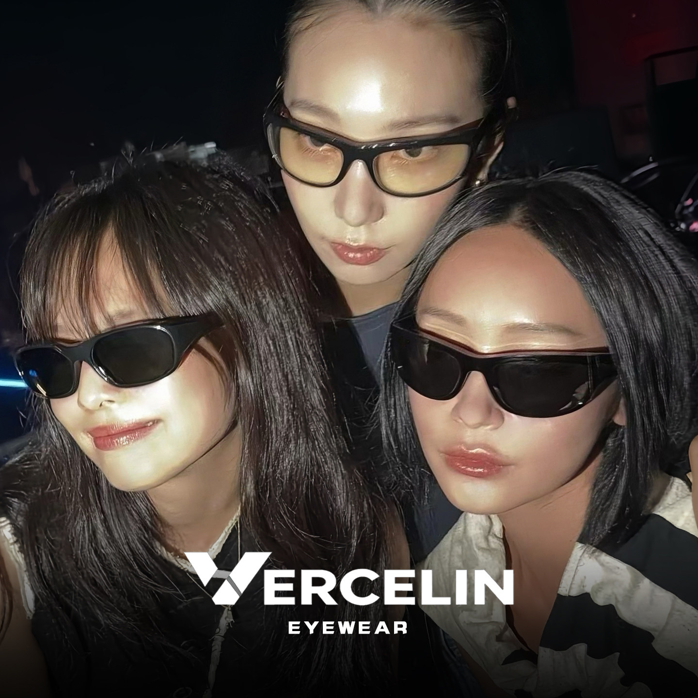 jennie同款高级感发箍猫眼墨镜女