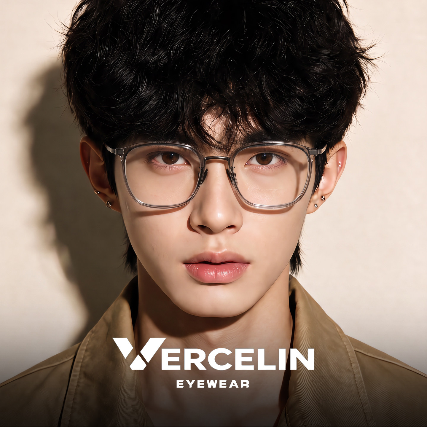 VERCELIN轻奢复古男士钛架眼镜