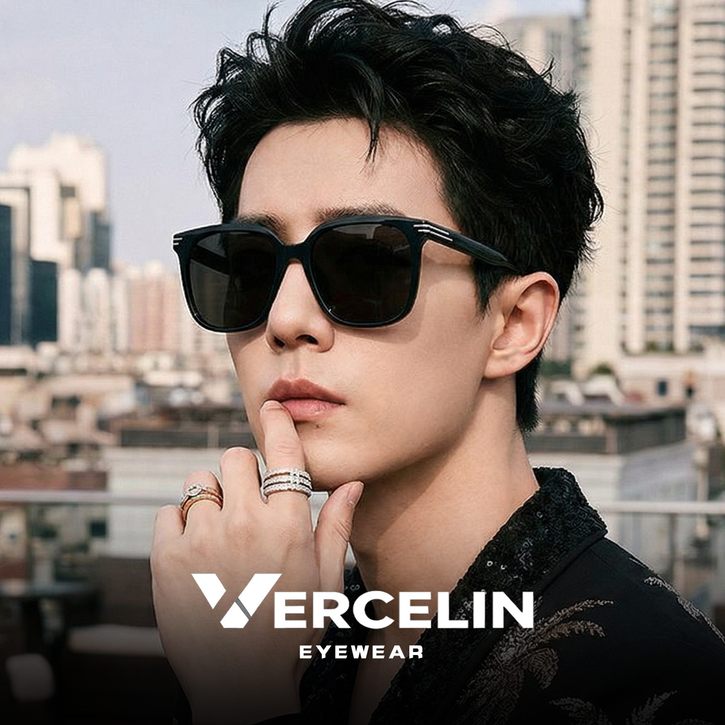 gm大框墨镜男女高级感适合方圆脸偏光太阳镜开车专用近视可配度数