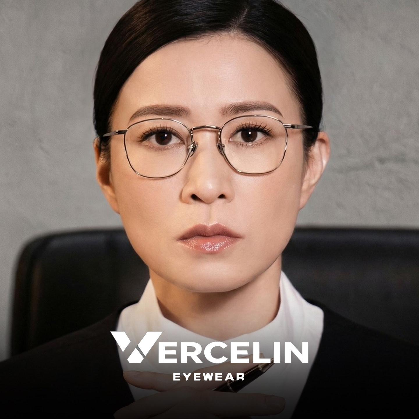 言惠知同款超轻纯钛近视眼镜女款