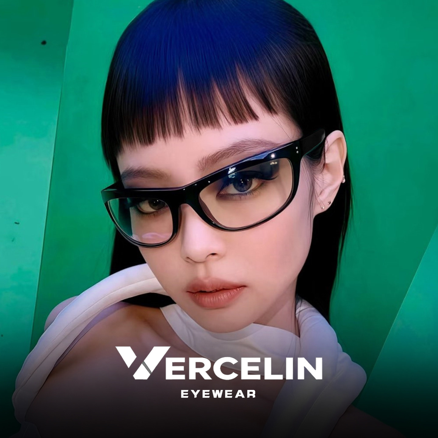 jennie同款复古猫眼浅色墨镜女款2026新款高级感太阳眼镜适合小脸