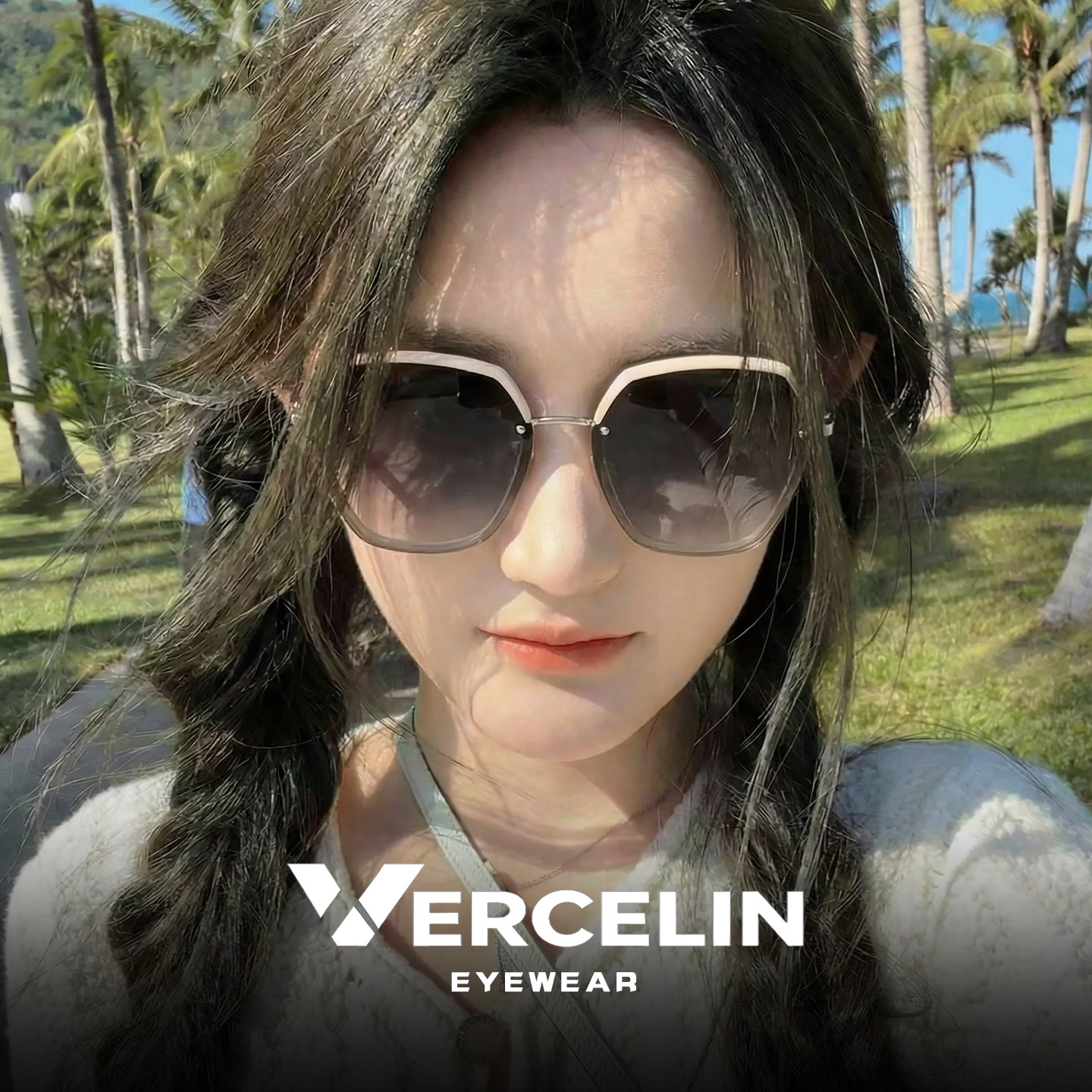 复古大框墨镜女适合方圆脸2026新款偏光太阳眼镜防紫外线大脸显瘦