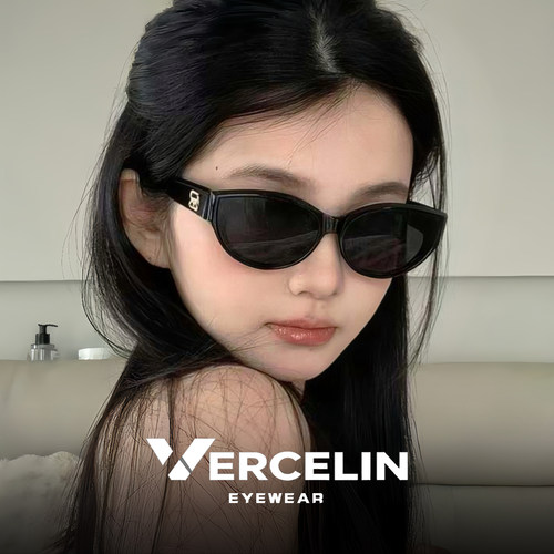 jennie同款大牌猫眼墨镜女款小框