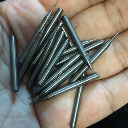 硬质合金钨钢圆棒 3.175雕刻刀 精雕专用 加硬加长钨钢刀棒蓝头