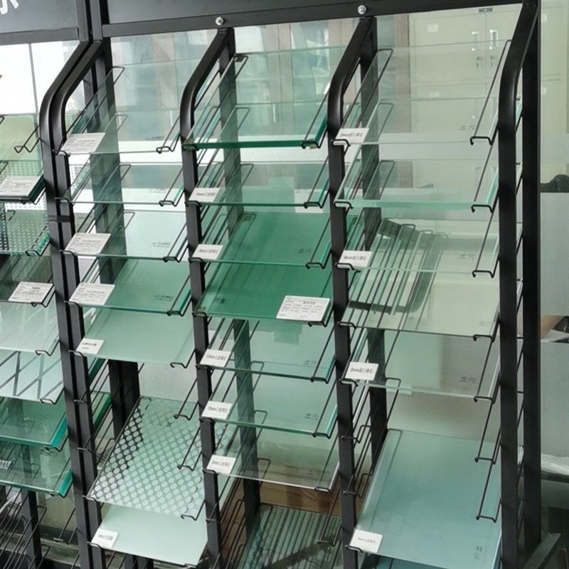 瓷砖展示架立式铝扣板石材地板样品展架色板架子吊顶橱柜门板货架