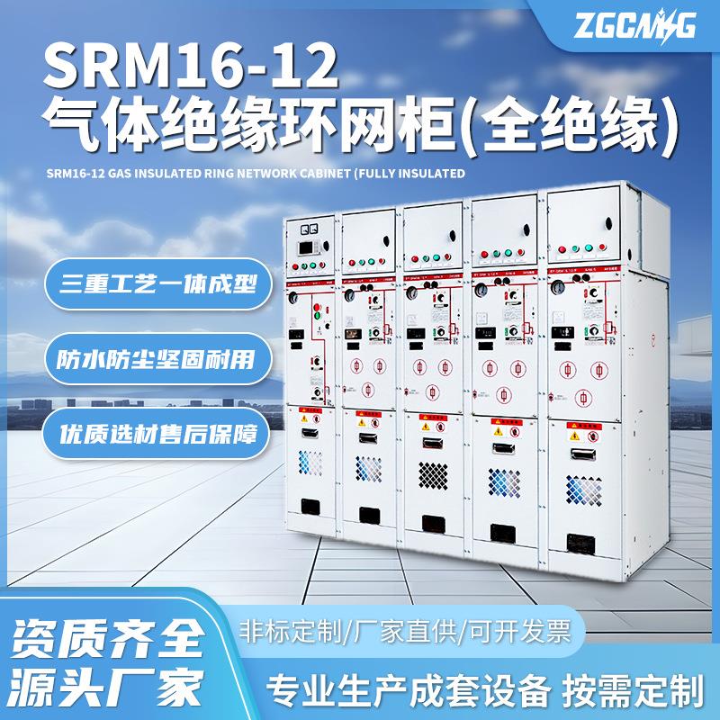 SRM16-12高压充气柜成套设备SF6开闭所开关箱气体绝缘环网柜