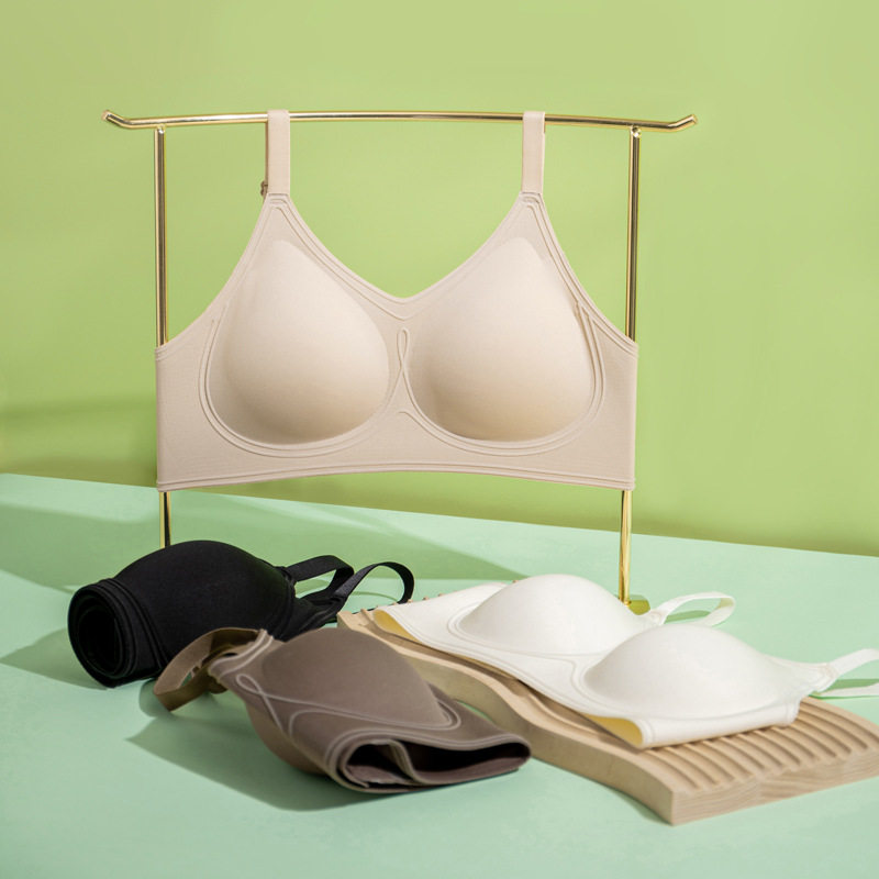 无钢圈内衣女无痕运动调整型收副乳大码文胸薄款聚拢上托性感胸罩
